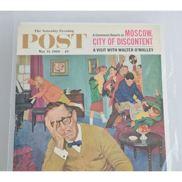The Saturday Evening Post Magazine COVER May 14 1960 - Picture 2 of 3